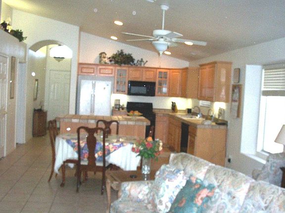 View of the Great Room shows the spaciousness of the home.