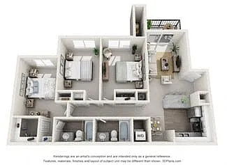 Floor plan C1