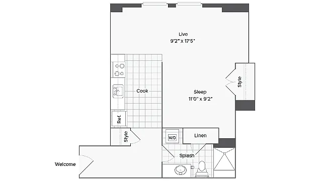 Floor plan Athens - Junior