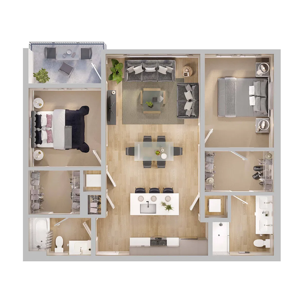 Floor plan B2