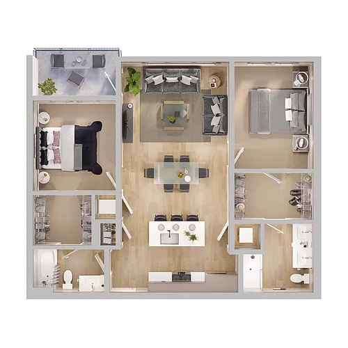 Floor plan B2