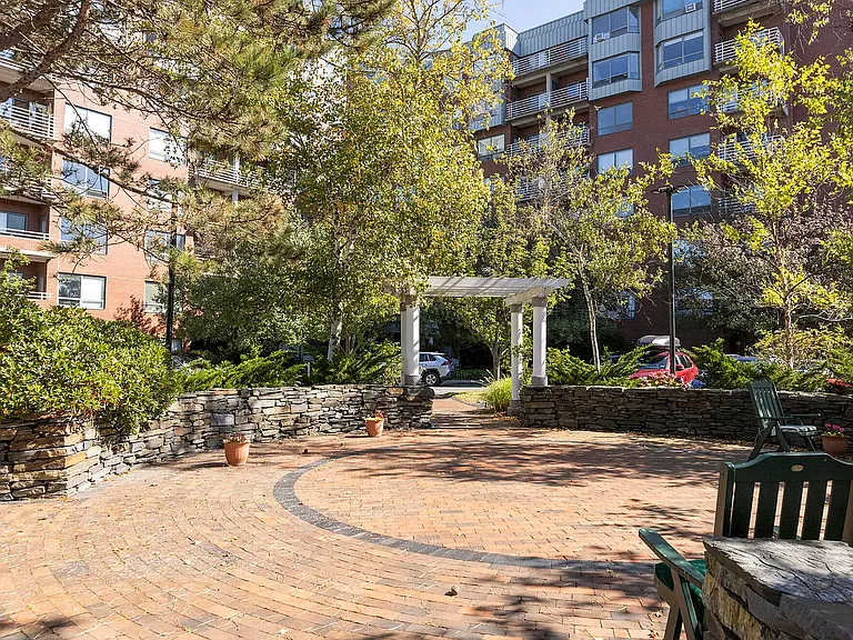 Building entrance view