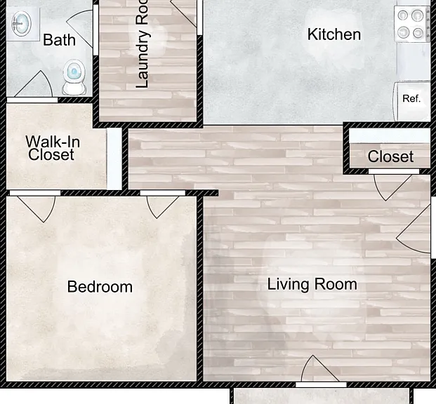 The Maple/The Harpeth Floorplan Diagram
