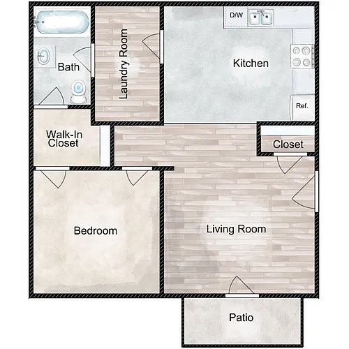 Floor plan The Maple/The Harpeth