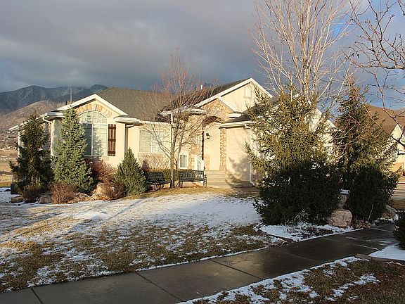 Inviting landscaped yard