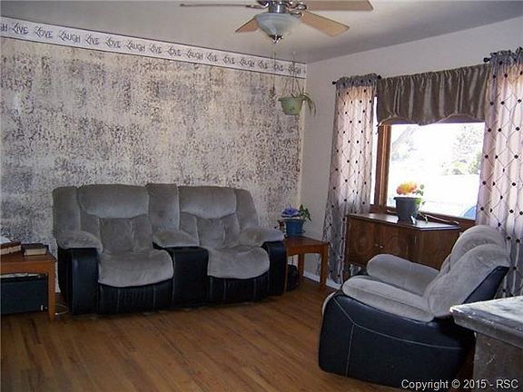 LIVING ROOM WITH HARDWOOD FLOORS
