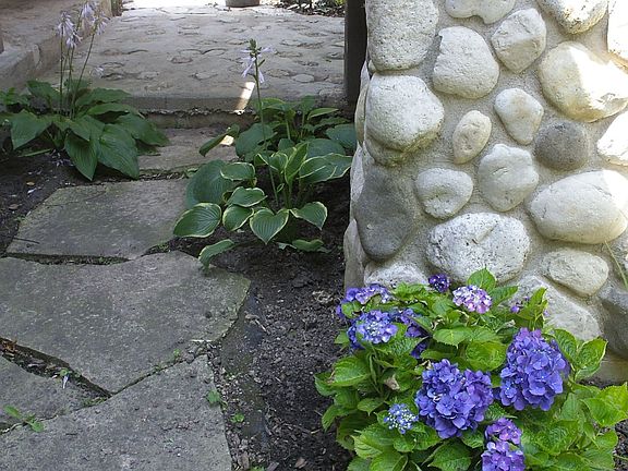 Stone walkway