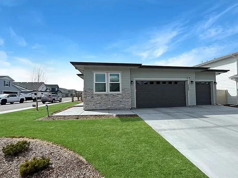 Newer single-level home on a spacious corner lot