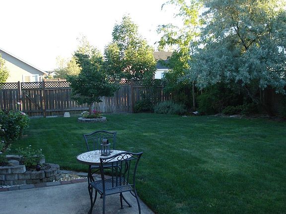 Large fenced back yard