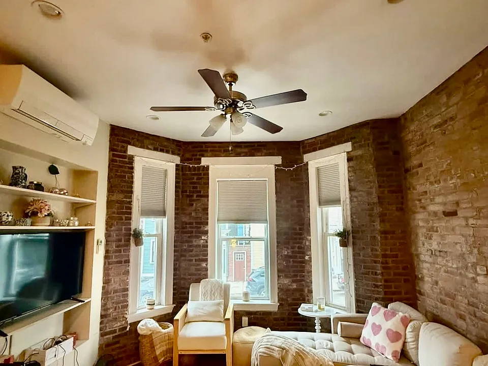large living space with open concept, extra storage space built in.