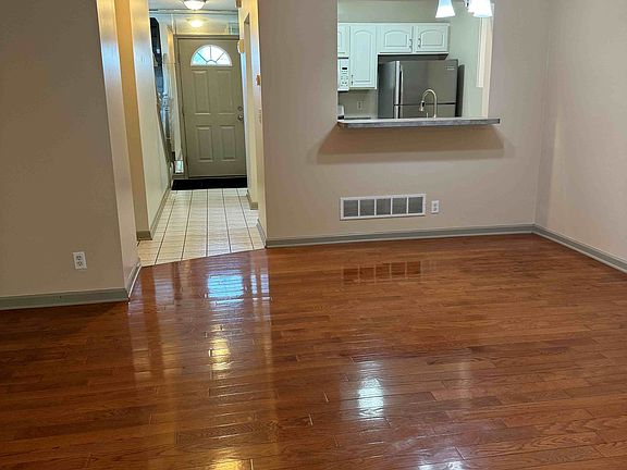living room and dining area