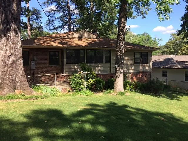 Rear of house and back yard - 540 Durham Dr
