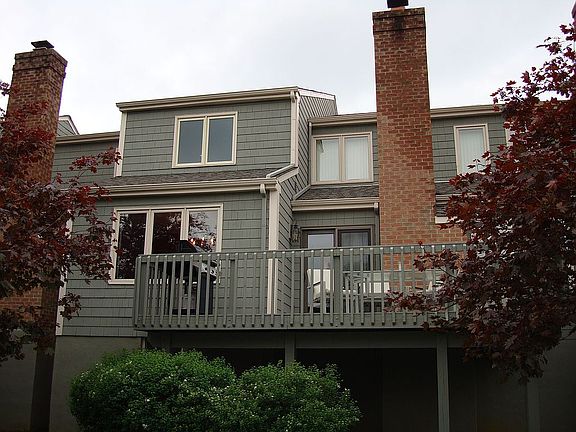 Privacy from deck overlooking wooded area