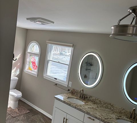 Twin vanities