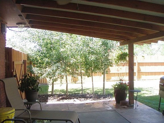 Covered & Shaded Patio