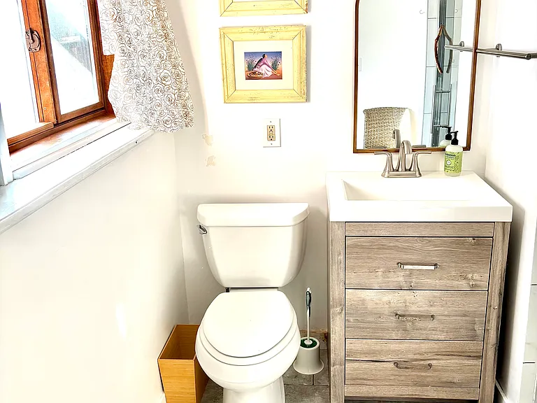 private bathroom with walk in shower