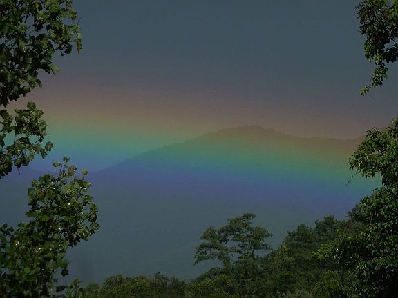 Viewed from front deck.