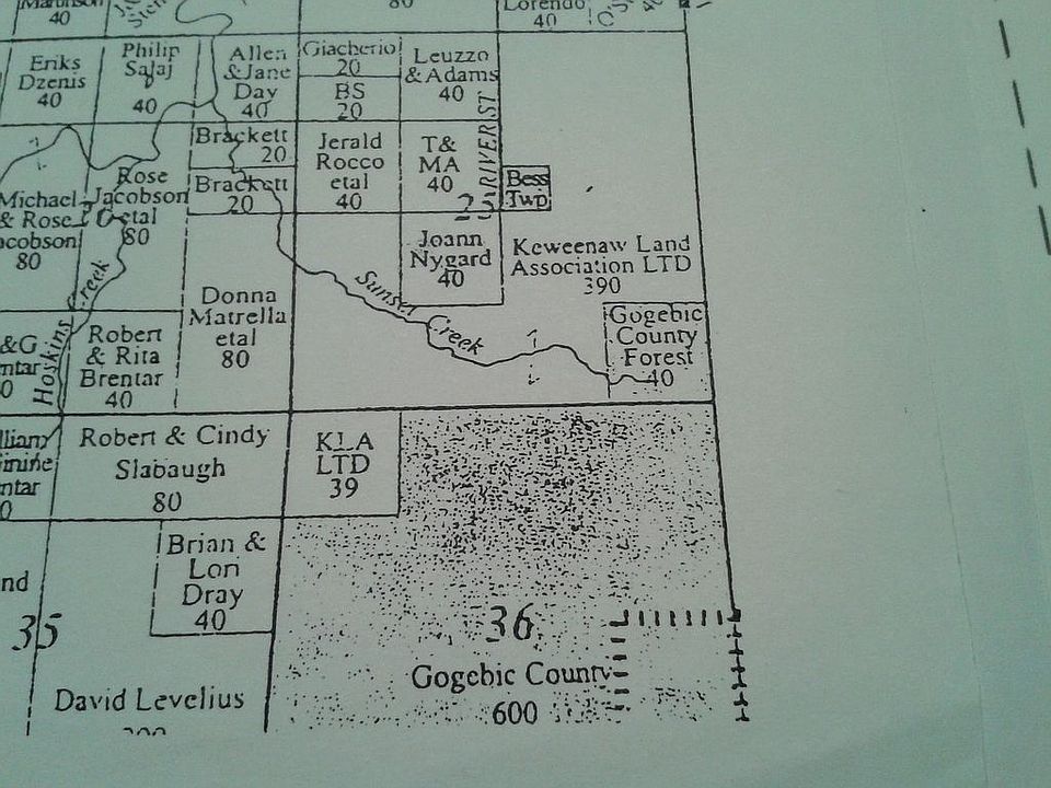 2nd image of Sec. 25 T47 R46w Map 301 Ne1-4 Of Sw1-4 40 A