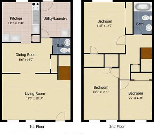 3 Bedroom Townhouse 3 Bedroom Townhouse