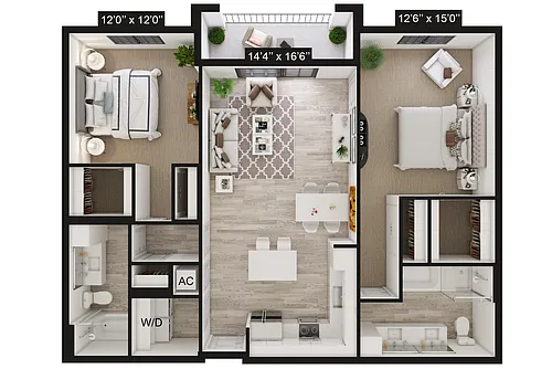 Floor plan B1