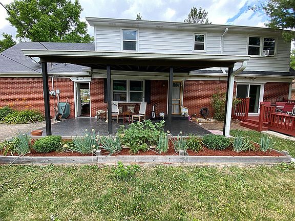 Covered Patio & Raised Bed