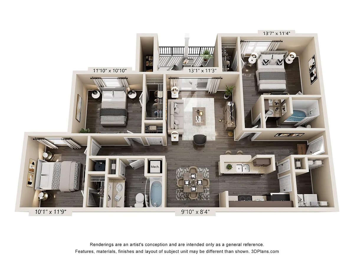 Floor plan The Lafayette