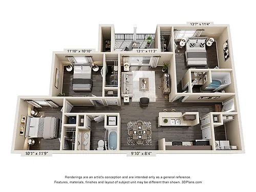 Floor plan The Lafayette