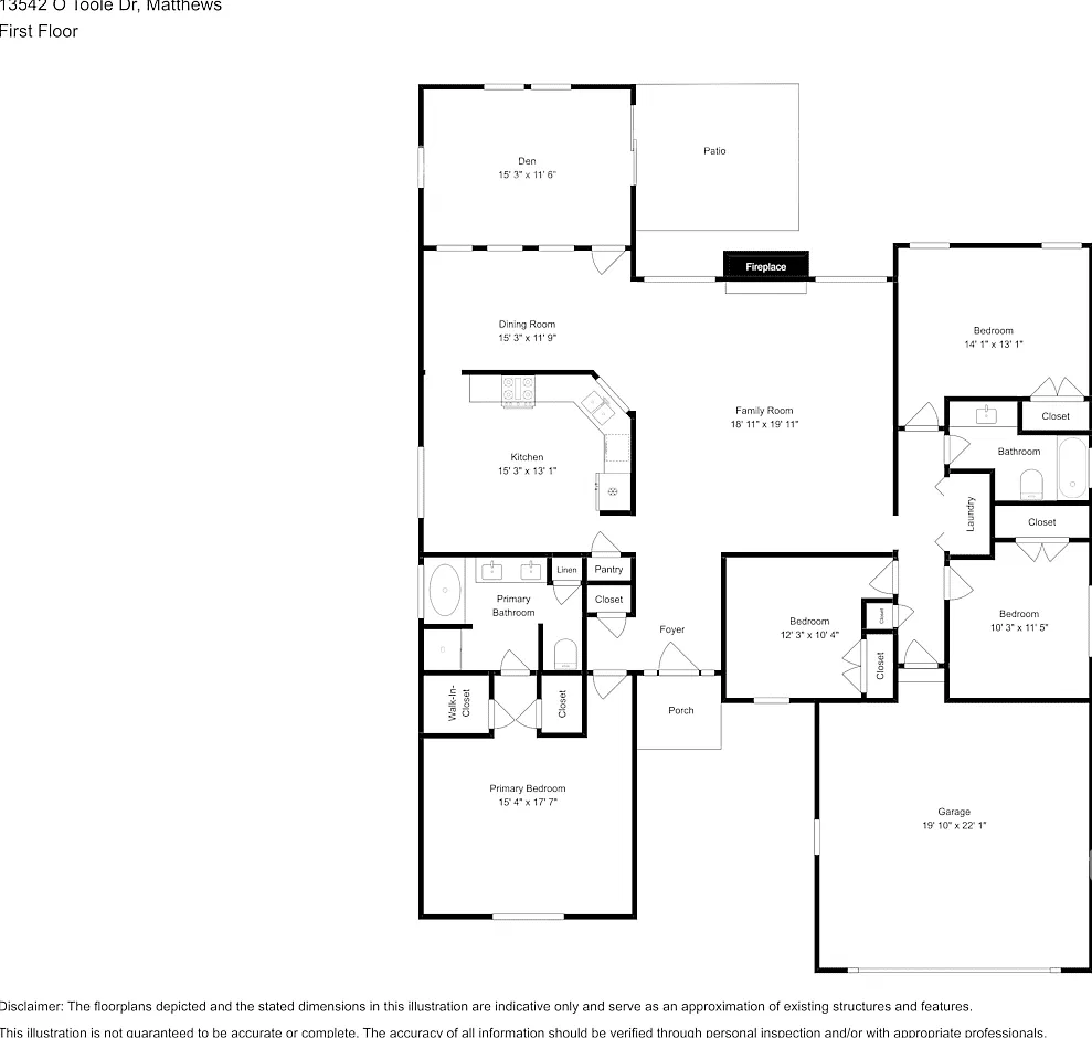 13542 O Toole Dr Matthews, NC 28105 — Photo 2