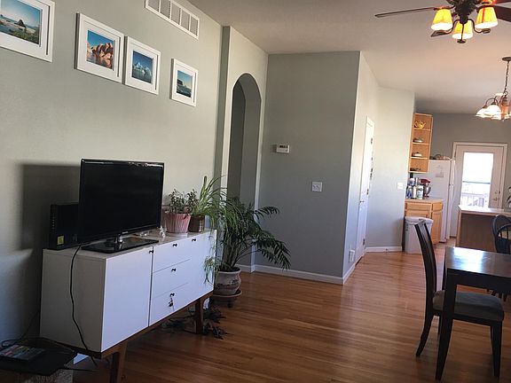 Oak floor living room