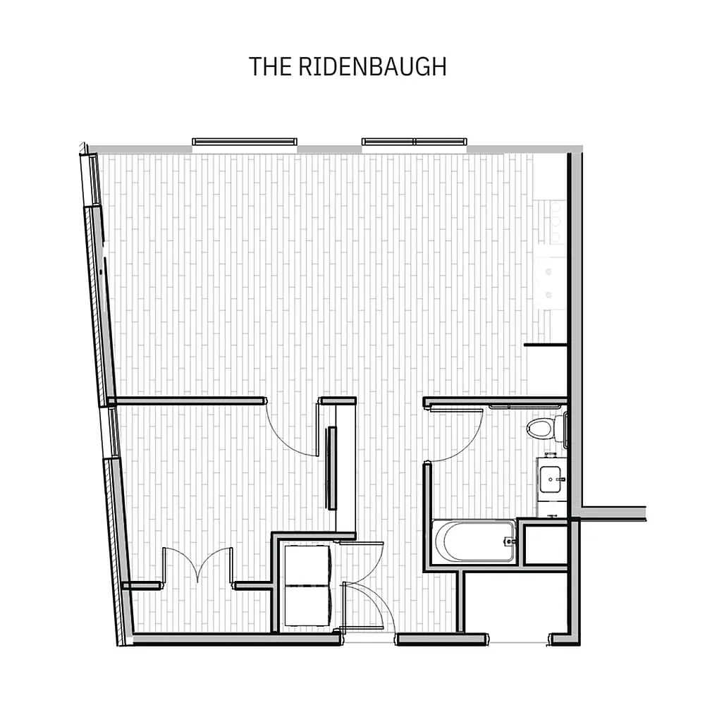 Floor plan Ridenbaugh (Income Restricted)