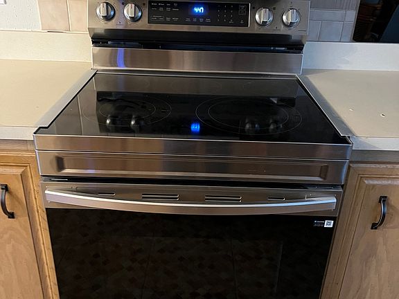 new Samsung stainless range