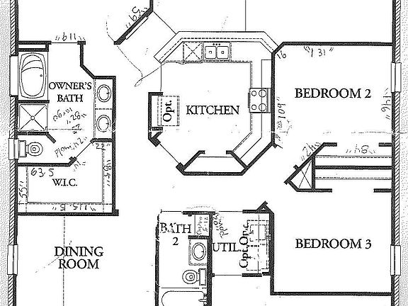Floor plan 1830 sq ft