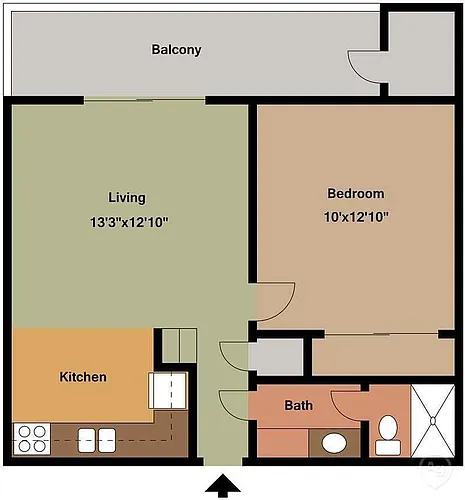 Floor plan A2U