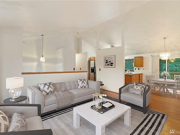 Home is virtually staged.