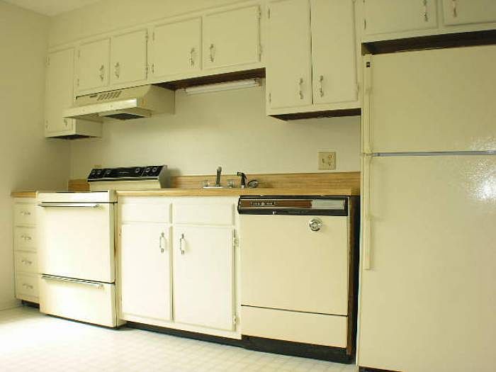 Open kitchen in 2 br