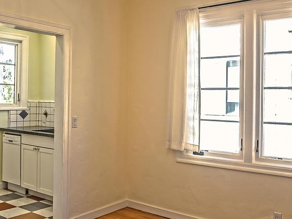 dining/living room into the kitchen