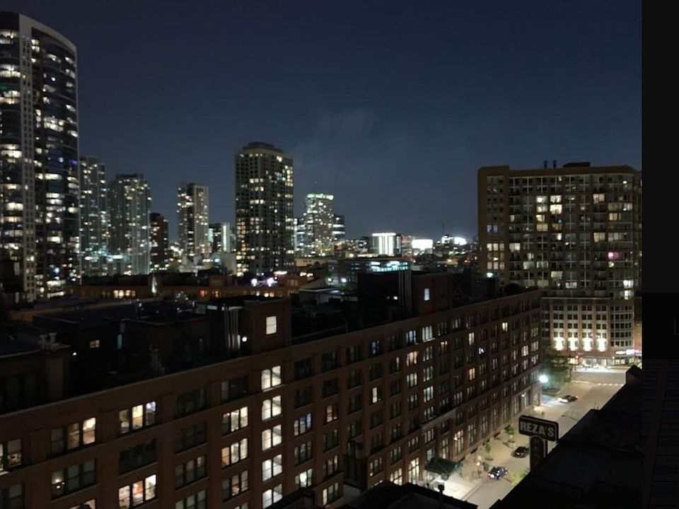 View from balcony looking south 
This is Ontario street and the river is at the end of the block