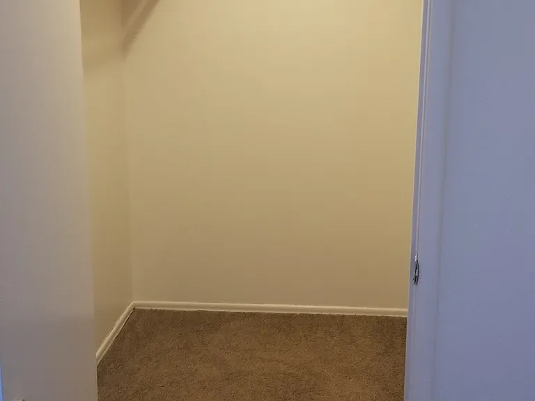 walk in closet in largest bedroom