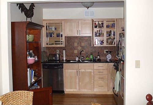kitchen from dining/living room