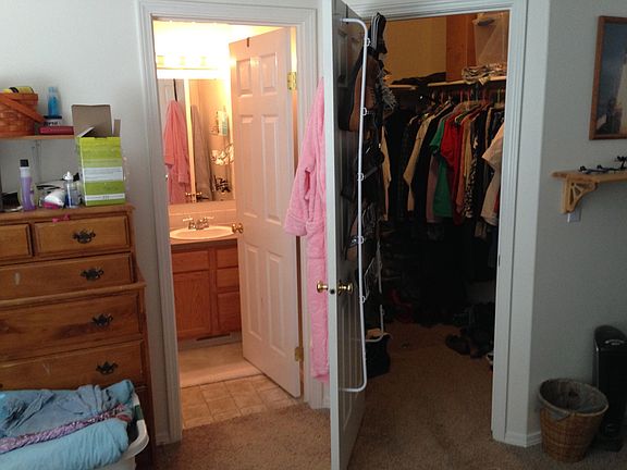 Master closet and bath