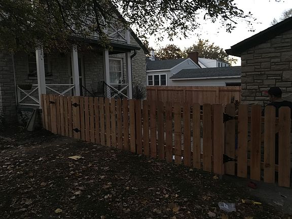 Fenced in yard 