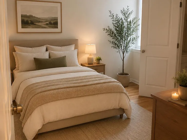 STAGGED BEDROOM
