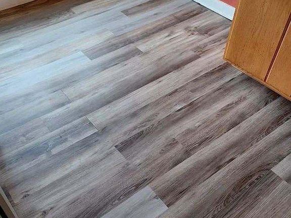 Newly installed kitchen floor