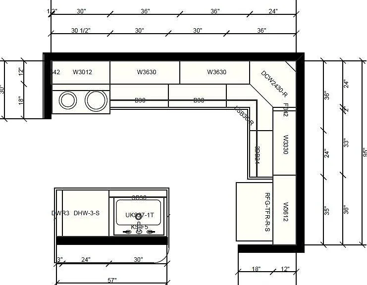 Kitchen rendering