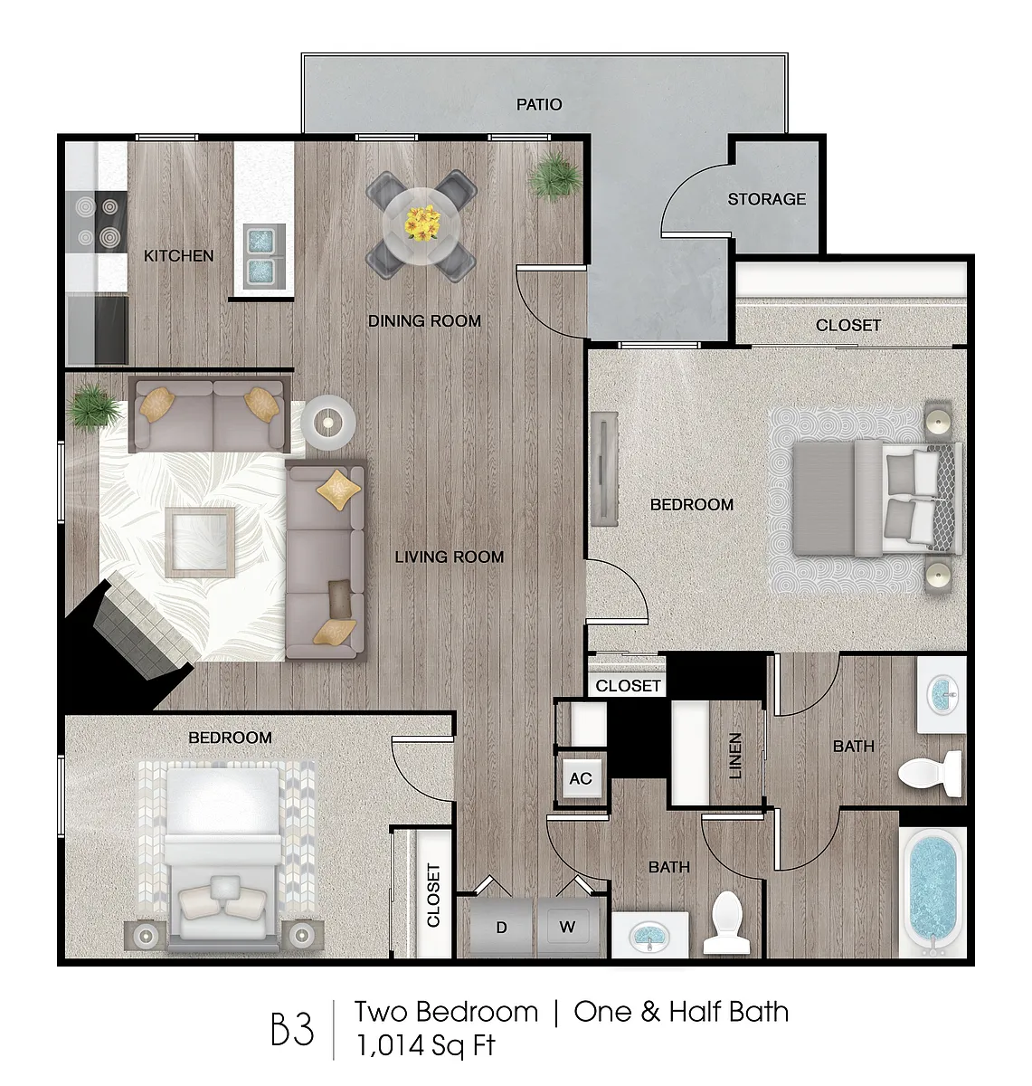 Floor plan B3L