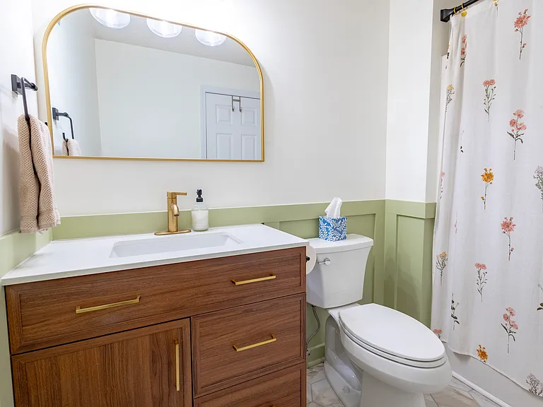 Newly Renovated Bathroom attached to Primary Bedroom