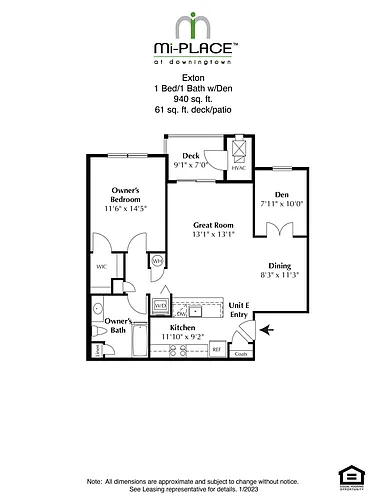 Floor plan The Exton