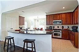 Kitchen from living