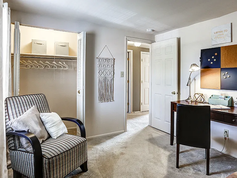 Guest Bedroom Closet at Archer's Pointe Apartments