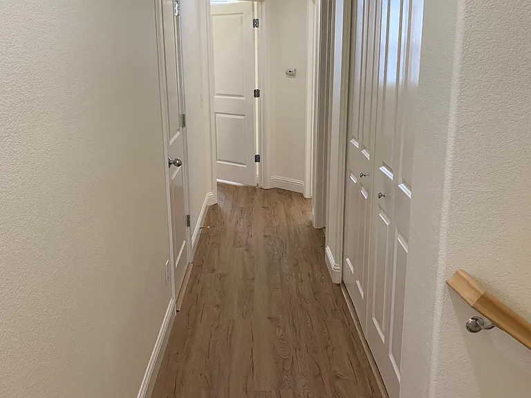 Upstairs Hallway - luxury vinyl planking throughout.
